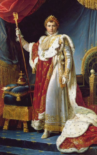 Napoleon I. in seiner Krönungsrobe, ca. 1804 von Baron François Pascal Simon Gérard